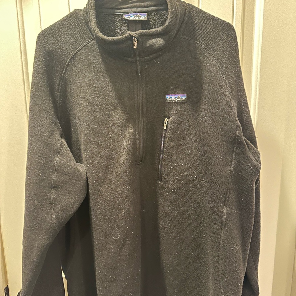 Patagonia Better Sweater Black Fleece Quarter-Zip